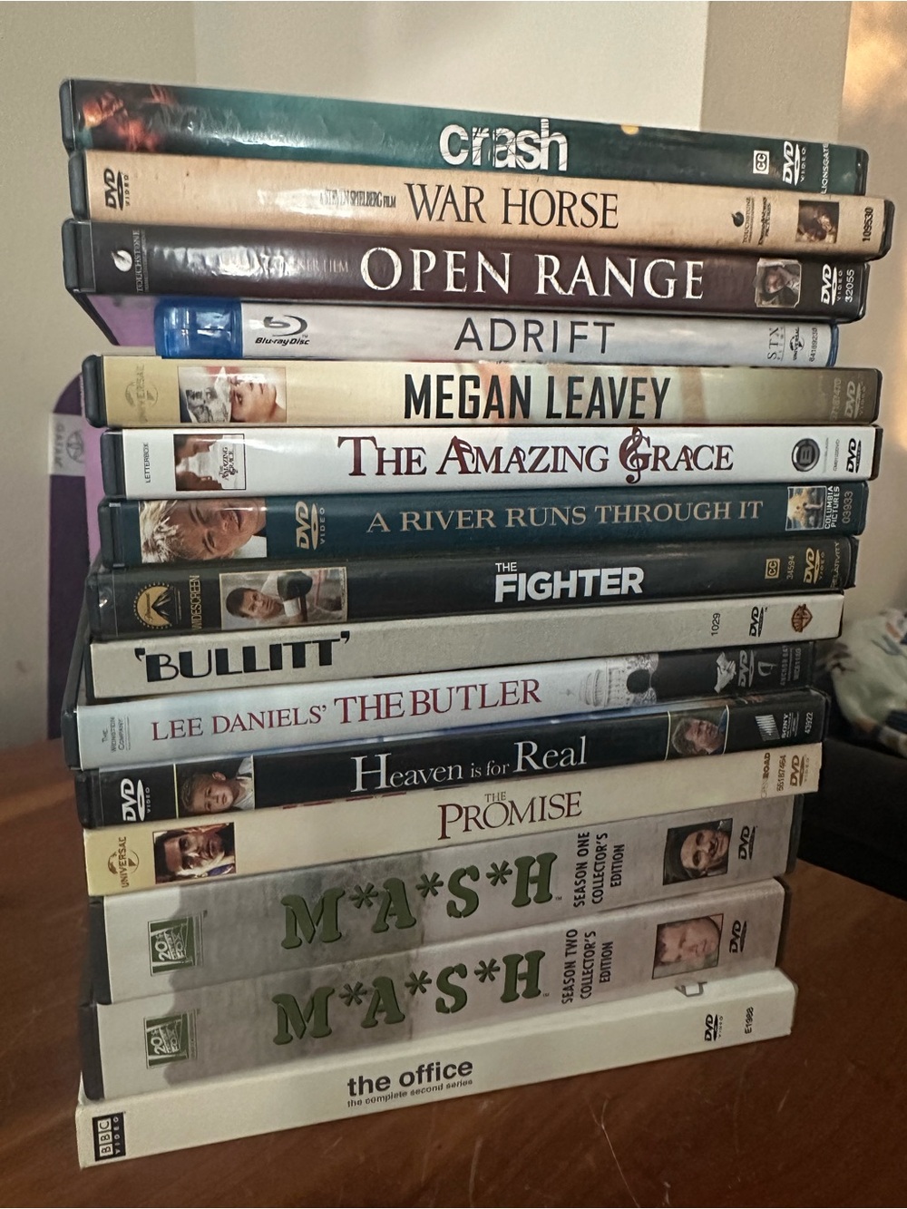 DVD Movie TV Lot 15 Titles MASH Office War Horse Bullitt Butler Drama Classics